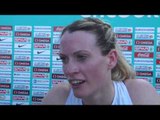 Eilidh Child (GBR) after winning the 400mH