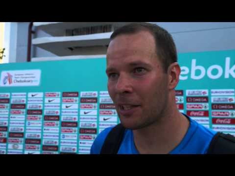 Tero Pitkämäki (FIN) after winning Javelin Throw