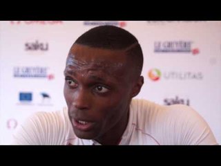 Thomas Jordier (FRA) after winning Gold in the 400m