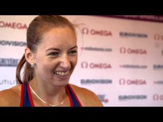 Bianca Razor (ROU) after winning Gold in the 400m