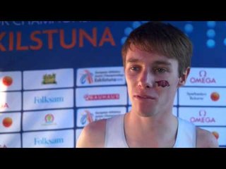 Alex George (GBR) after winning Gold in the 5000m