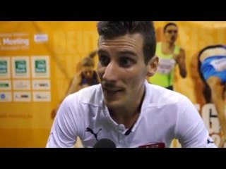 Pierre Ambroise Bosse after 2nd place in 800m (heat 1) in Düsseldorf