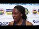 Vivien Olatunji (GBR) after winning the 100m