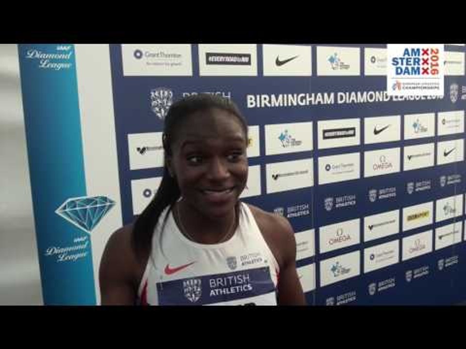 Dina Asher Smith looks forward to Amsterdam European Championships