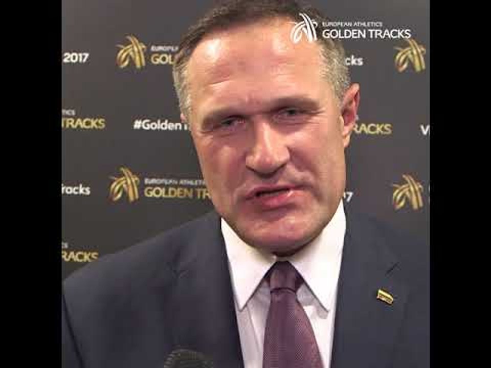 2017 European Athletics Golden Tracks award night -  Virgilijus Alekna