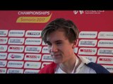 Jakub Ingebrigtsen (NOR) after winning Gold at the U20 SPAR European Cross Country Championships