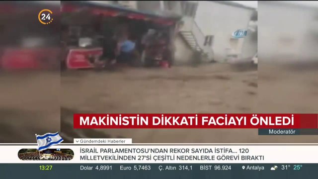 Makinistin dikkati faciayı önledi