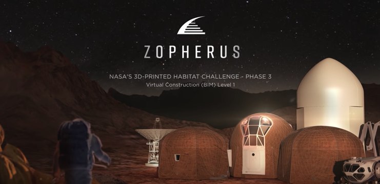 Team Zopherus - Phase 3 Level 1 of NASA’s 3D-Printed Habitat Challenge