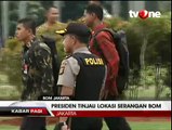 Presiden Jokowi Tinjau Lokasi Ledakan Bom Sarinah