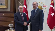 Ara Cumhurbaşkanı Erdoğan MHP Lideri Bahçeli Yi Kabul Etti