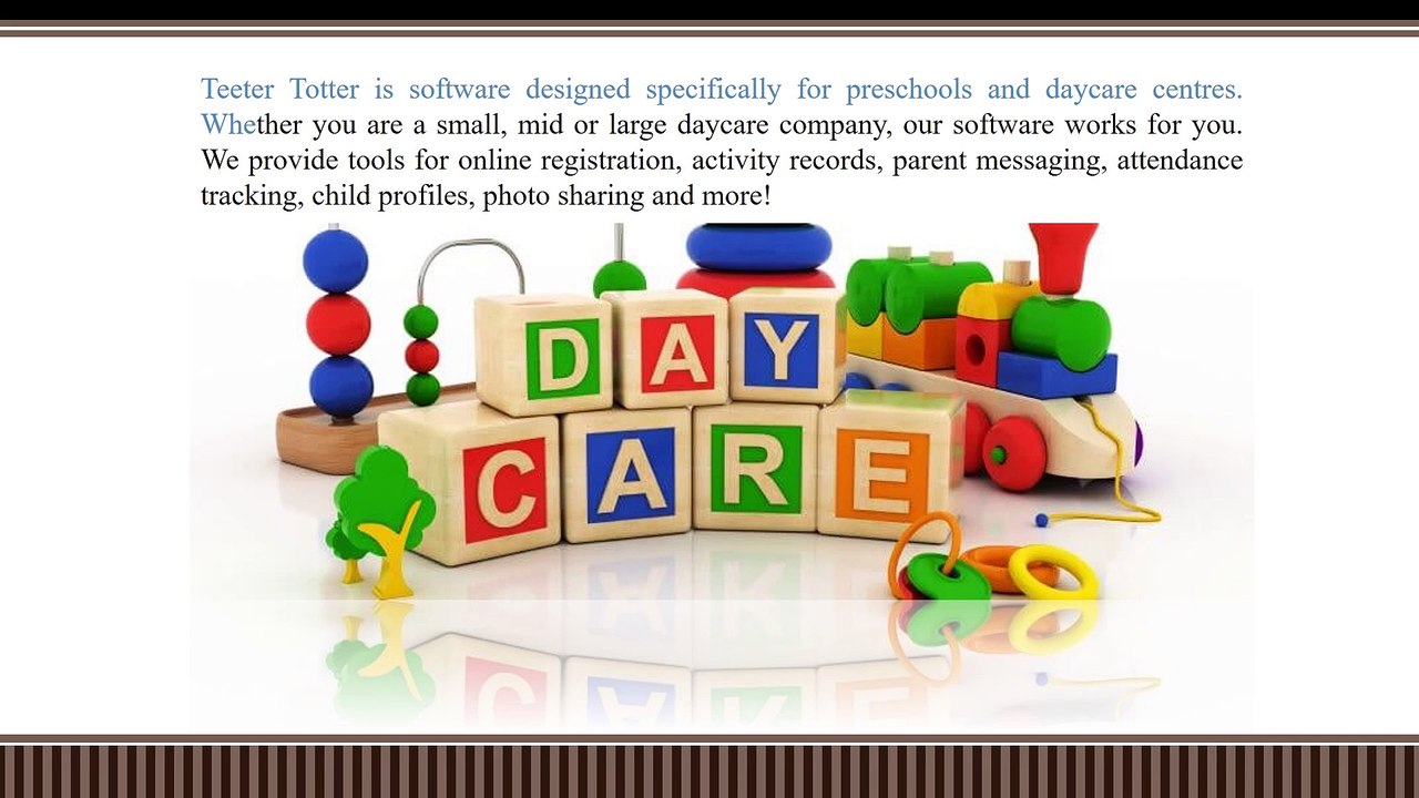 Professional Daycare Management Software