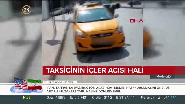 Taksicinin içler acısı hali