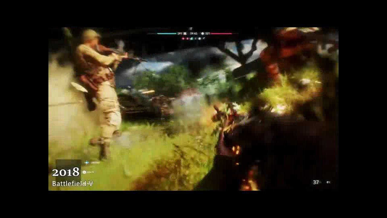 Evolution of Battlefield  2002-2018