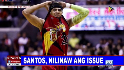 SPORTS BALITA: Santos, nilinaw ang issue