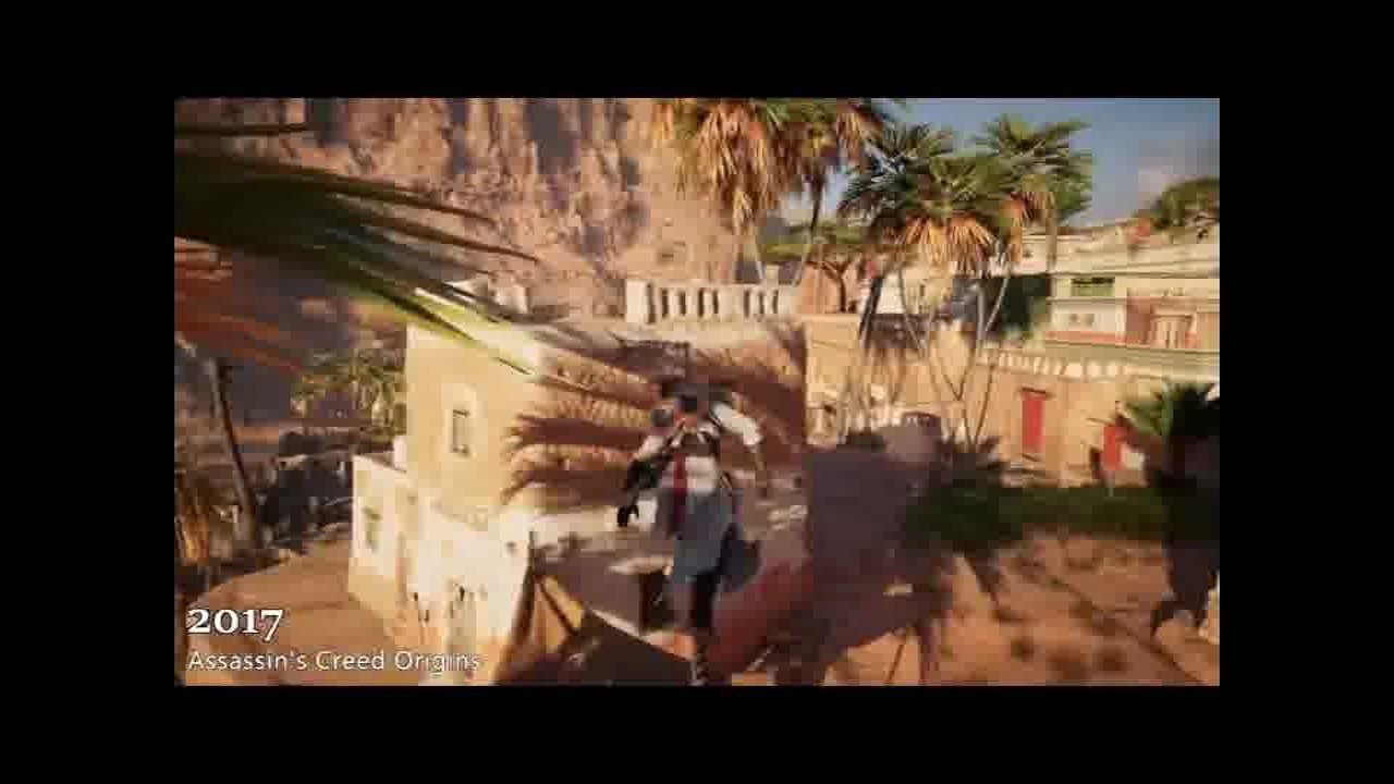Evolution of Assassin's Creed Games 2007-2017