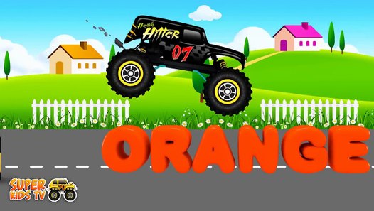 Monster Truck Learning Colors Video for Kids Car Wash for Children - video dailymotion