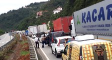 Son Dakika! Giresun'da LPG Yüklü Tanker Duvara Çarptı, Karadeniz Yolu Trafiğe Kapatıldı!