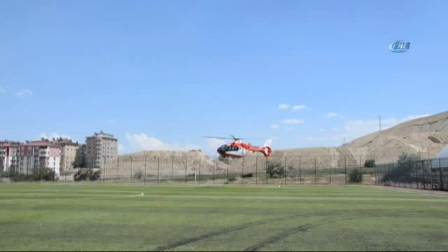 Beyin Kanaması Geçiren Hastanın İmdadına Hava Ambulansı Yetişti