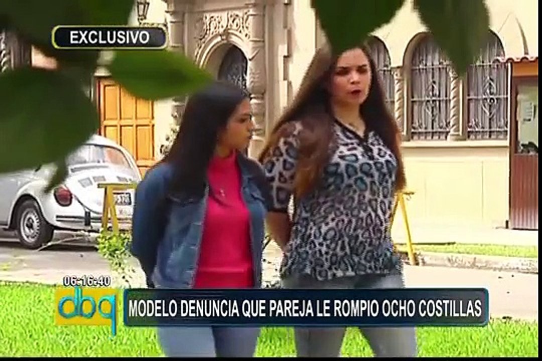 Modelo denuncia que fue agredida salvajemente por su novio y teme por su vida