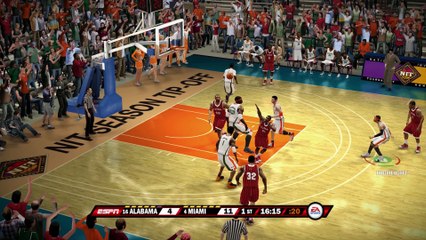  NIT Tip-Off Tournament - #4 Miami vs #16 Alabama - NCAA Basketball 10 Highlights