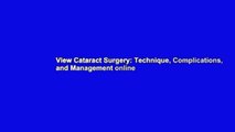 View Cataract Surgery: Technique, Complications, and Management online