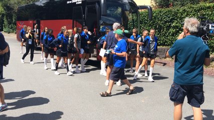 Les Bleuettes sont arrivées dans leur camp de base