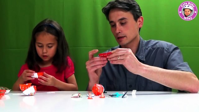 Kinder Joy Eier mit Überraschung unboxing Üeier Überraschungseier Kinderkanal
