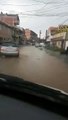 Vershimi i rrugeve nga uji ne Llukar te Prishtines