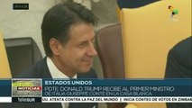 EE.UU.: Trump elogia política antiinmigración de Conte
