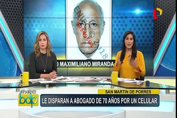 Abogado será sometido a operación tras ser baleado durante asalto en SMP