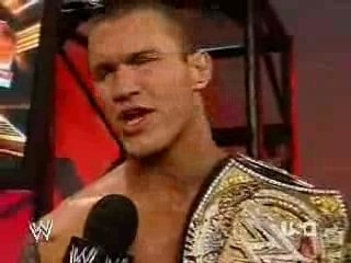 Raw 17 12 07 Randy Orton Interview