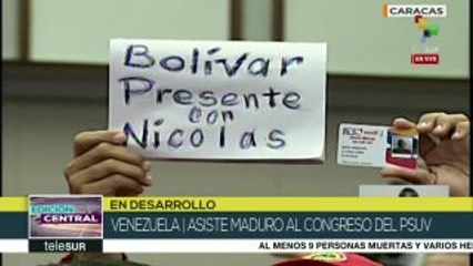 Venezuela: ratifican a Maduro como presidente del PSUV