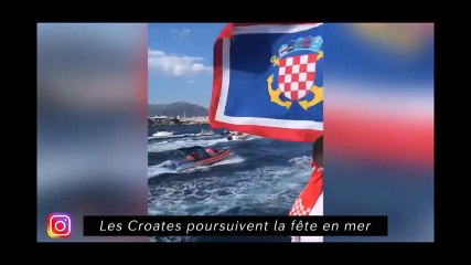 Les Croates poursuivent la fête en mer, les Bleus devant leur épopée russe