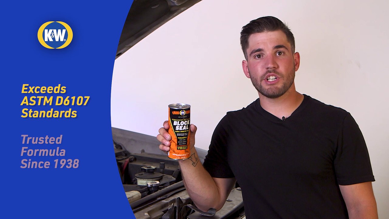 How to fix an engine block or radiator leak with K&W® Block Seal