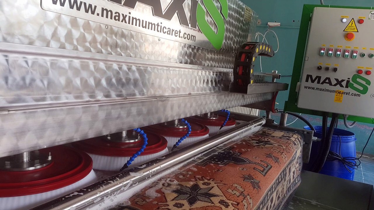 otomatik halı yıkama makinası,halı sıkma makinası maxis