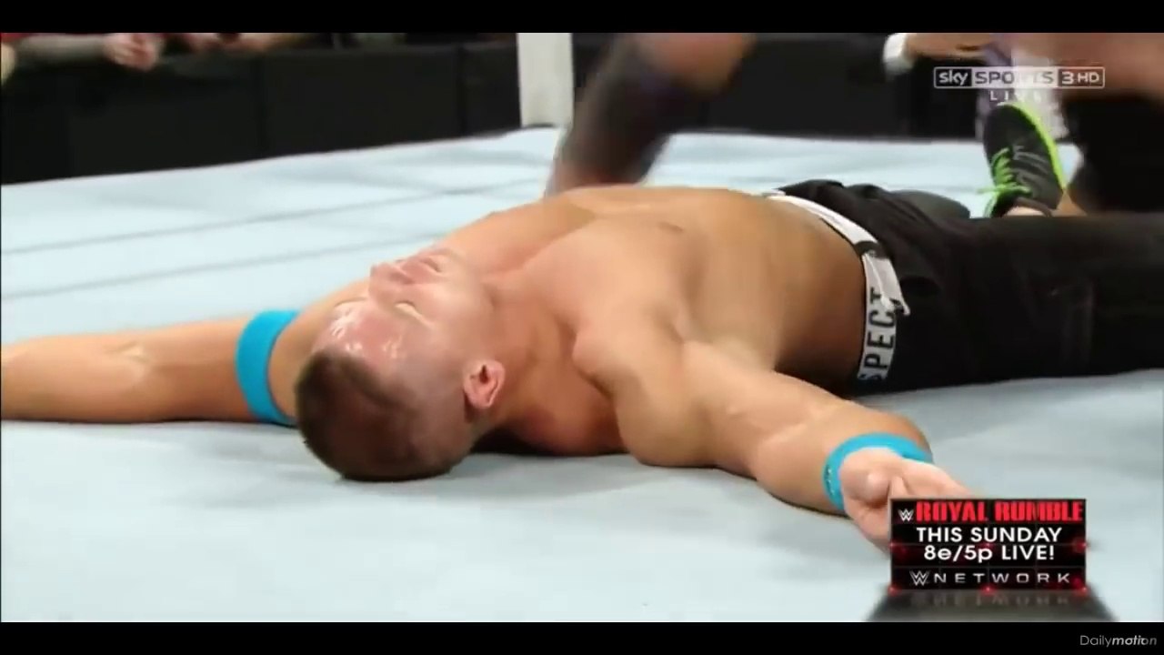 WWE RAW 20/1/15 Sting Returns, Brock lesnar attack and John Cena triomphs HD FULL SEGMENT by wwe entertainment