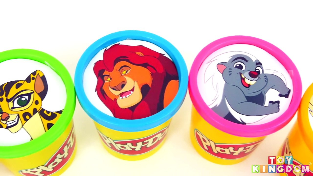 Disney Jr The Lion Guard Play Doh Eggs Surprises Kion Paw Patrol Mickey Mouse Sofia Spider