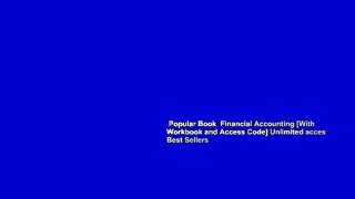 Popular Book  Financial Accounting [With Workbook and Access Code] Unlimited acces Best Sellers
