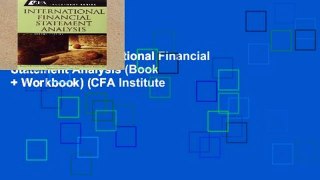 Trial Ebook  International Financial Statement Analysis (Book + Workbook) (CFA Institute