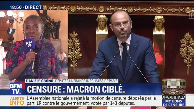 Motion de censure: Ce n'est pas une alliance bizarre de circonstance , défend Danièle Obono, députée France Insoumise