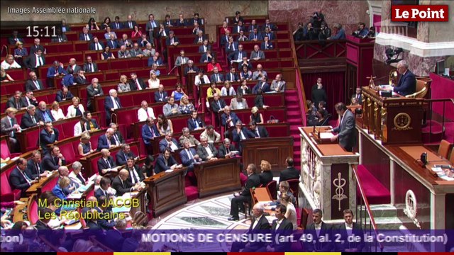 La motion de censure LR rejetée par les députés