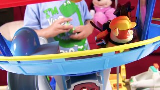 Toys for Kids | Paw Patrol Lookout Playset with Rubble, Rocky, Chase, and More | Videos fo