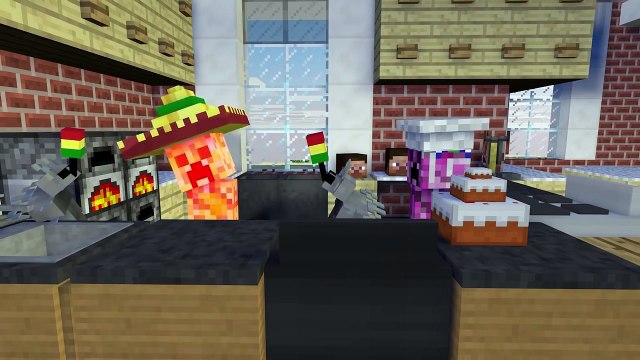 Monster School : Master Chef Cooking Challenge Minecraft Animation minecraft