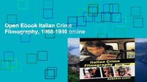 Open Ebook Italian Crime Filmography, 1968-1980 online