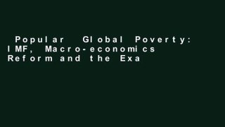 Popular  Global Poverty: IMF, Macro-economics Reform and the Exacerbation of Poverty  E-book