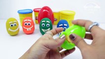 Color Surprise Eggs Finger Family Songs | Surprise Eggs Dinosaur Toys Finger Family Rhymes