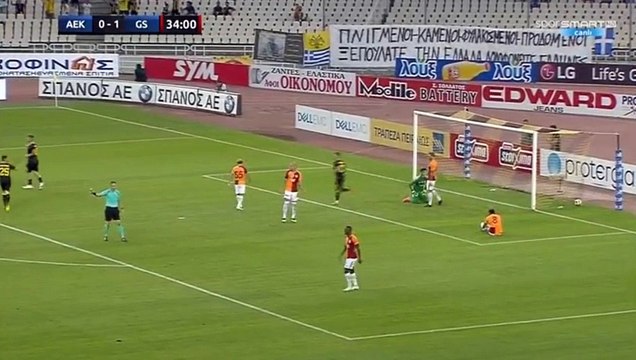 Marko Livaja Goal HD - AEK Athens FC (Gre) 1-1 Galatasaray (Tur) 31.07.2018