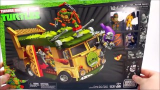 Mega Bloks Teenage Mutant Ninja Turtles Classic Party Wagon Speed Build w/ April ONeil &