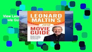 View Leonard Maltin s Movie Guide 2010 Ebook