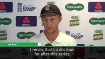 Decision on Stokes regaining vice-captaincy is 'above my head' - Root